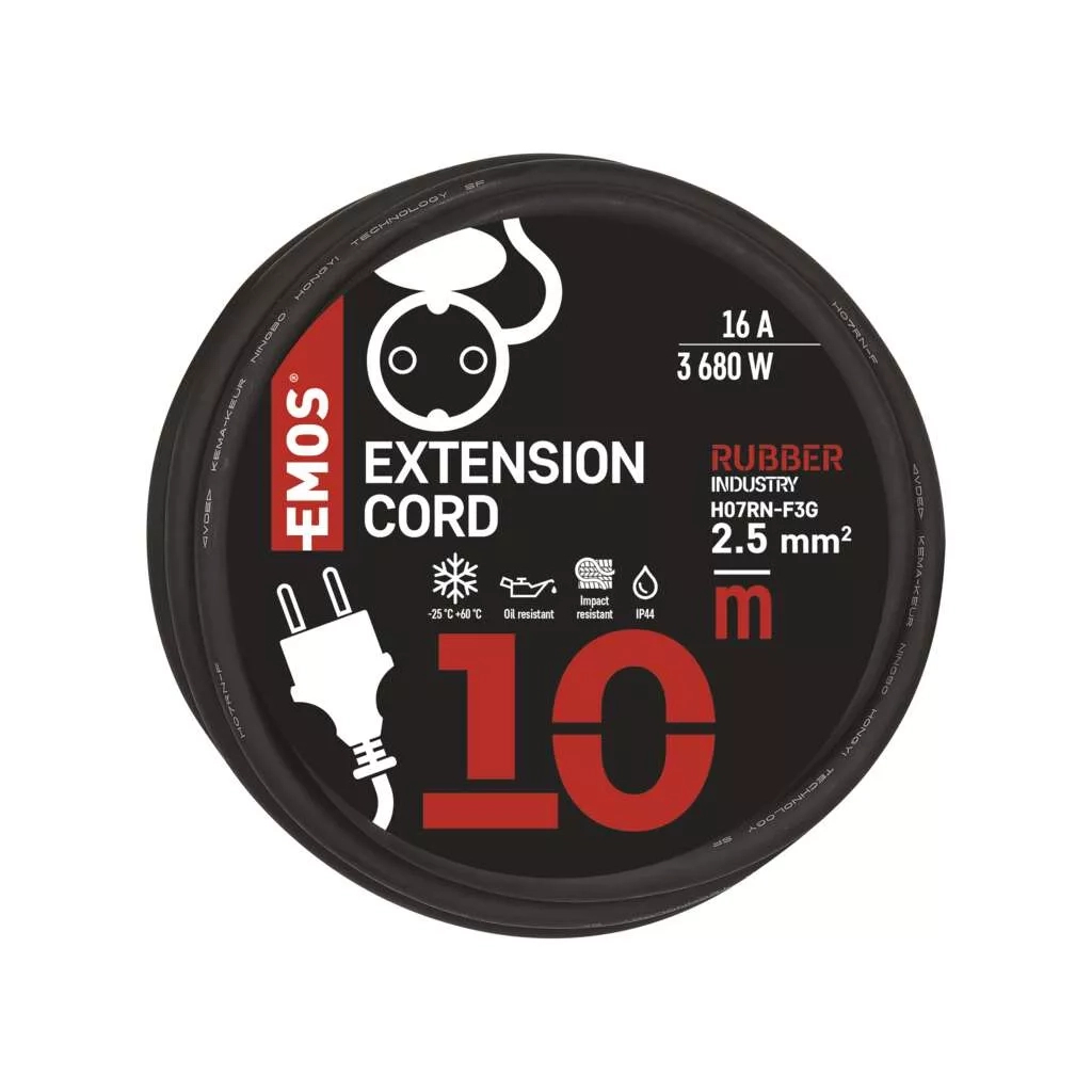 Мережевий подовжувач EMOS P01810R - зображення 3