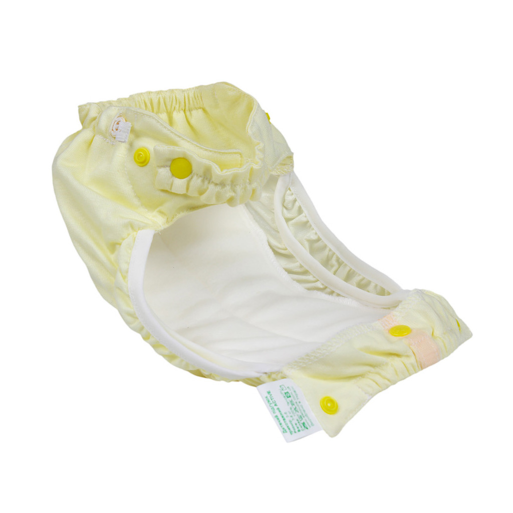 Підгузки Еко Пупс Active Premium багаторазовий 3-6 кг Abso Maxi Жовтий (ТП3ВК4-1ж) - зображення 3
