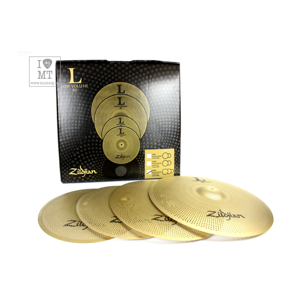 Тарілка для ударних Zildjian LV468 Low Volume L80 Cymbal Set 14/16/18 (224448) - изображение 1