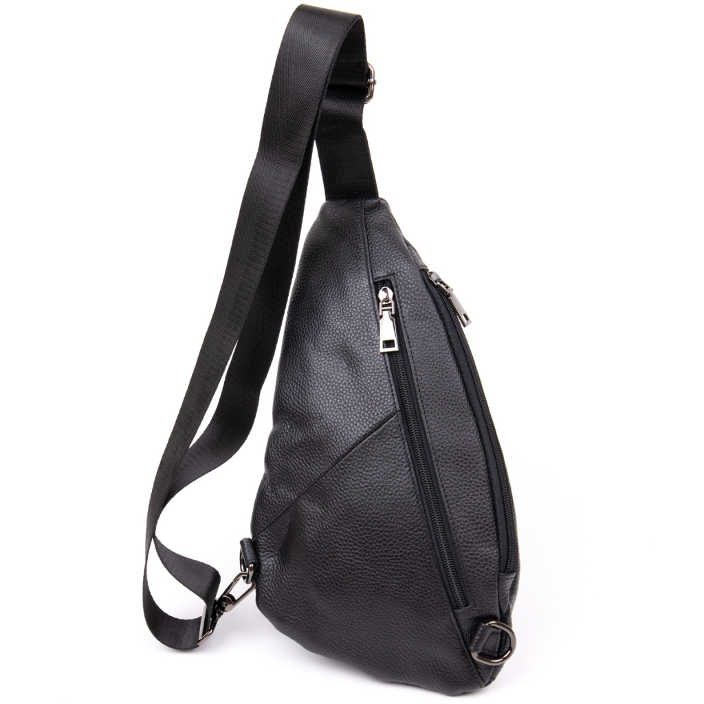 Сумка Vintage Флотар через плече Чорна (20444) - зображення 2