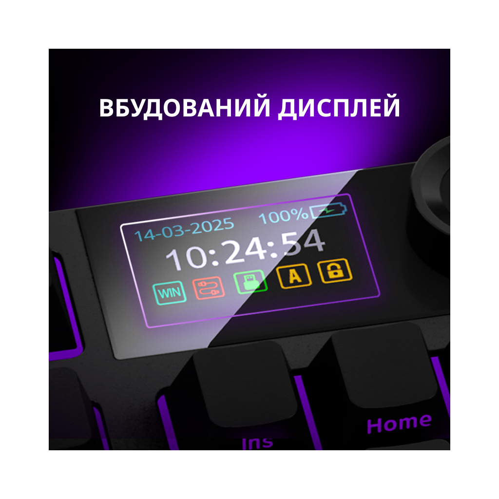 Клавіатура Lorgar KBP70TKLW Wireless TKL Mechanical Pro UA Beige (LRG-KBP70TKLW-RT-US) - зображення 7