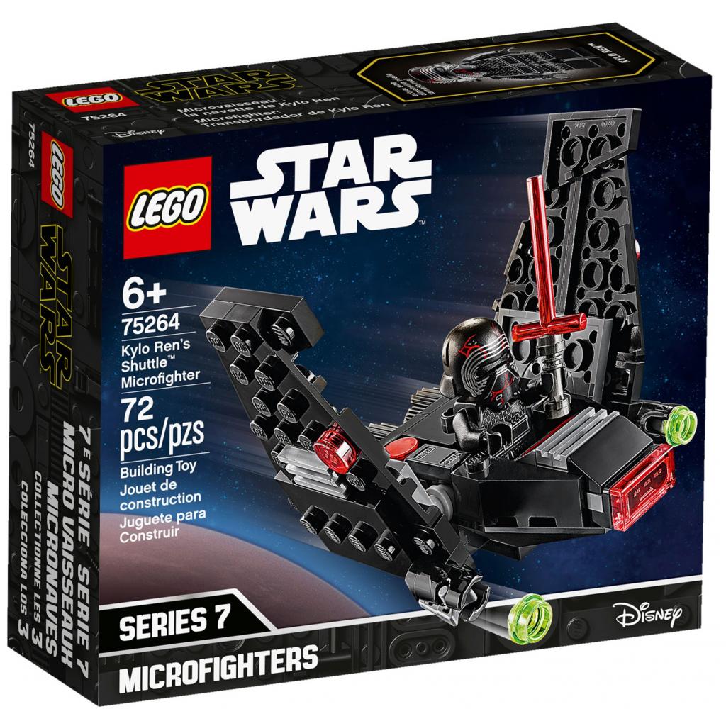 Конструктор LEGO Star Wars Мікрофайтери: шаттл Кайло Рена 72 деталі (75264) - зображення 1
