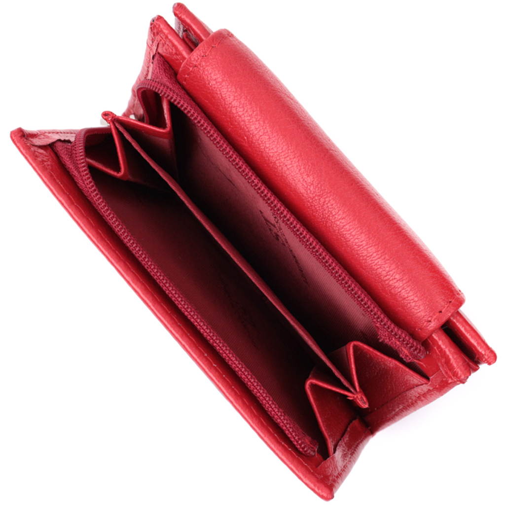 Гаманець ST Leather З натуральної шкіри Червоний (22712) - зображення 9