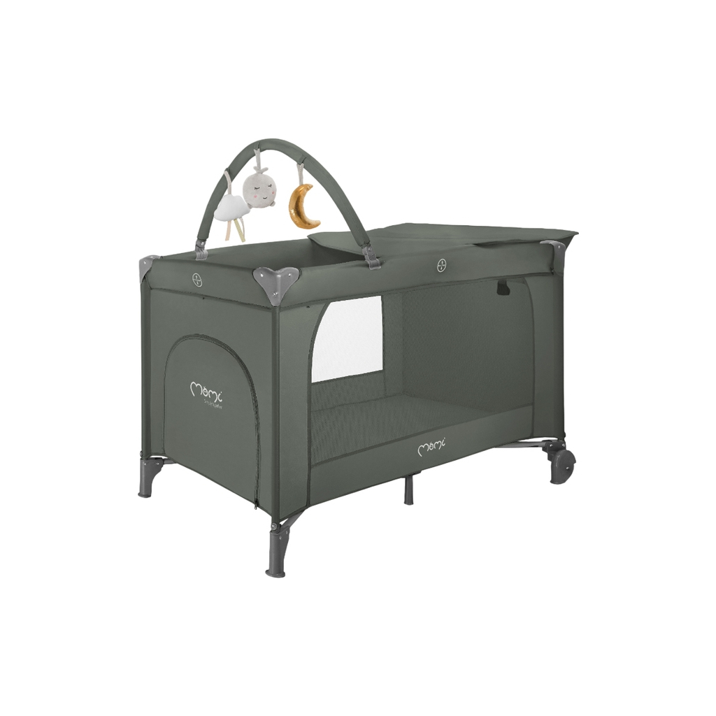 Дитячий манеж MoMi BELOVE PLUS темно-зелений (LOZE00025) - изображение 1