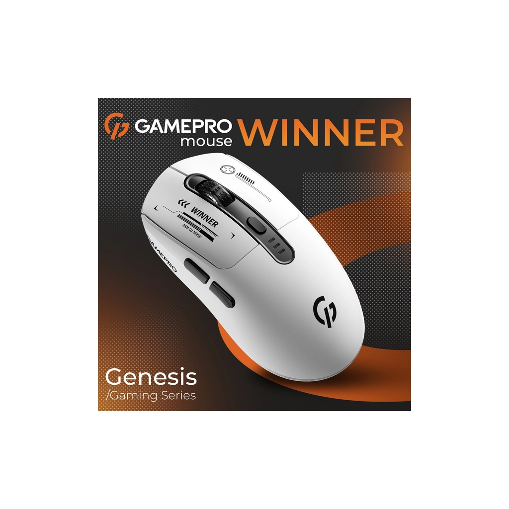 Мишка GamePro Genesis Winner Wireless/Bluetooth/USB White (GM079W) - зображення 5