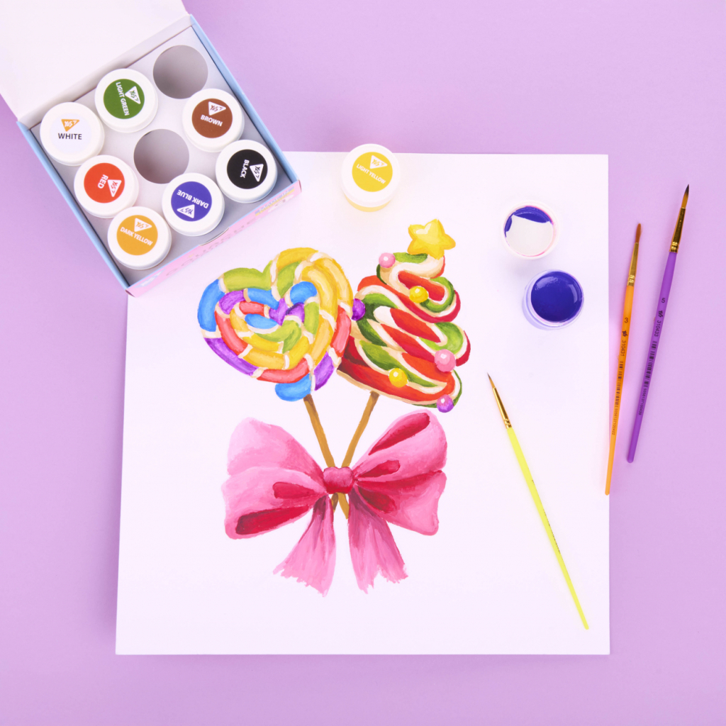 Гуашеві фарби Yes Pusheen 9 кольорів по 20 мл (230401) - picture 7