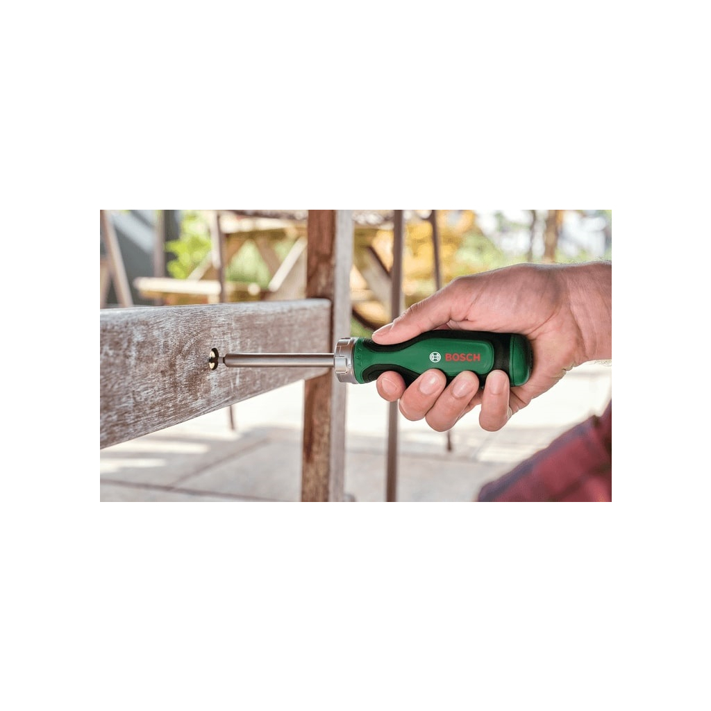 Набір викруток Bosch з тріскачкою, 12 насадок, руків''я PC+ABS+TPR , 207мм, сталь CrV (1.600.A03.2V0) - зображення 8