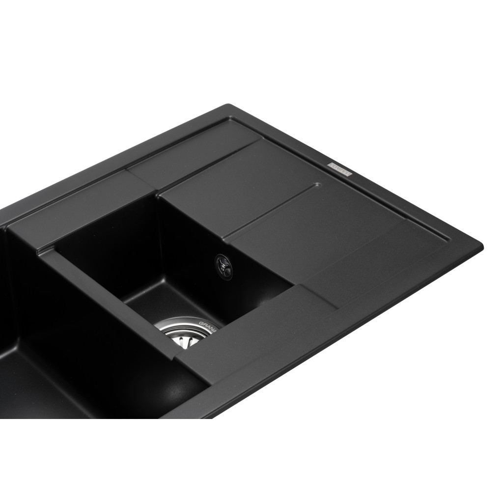 Мийка кухонна GRANADO LEON black shine (gr1001) - зображення 3