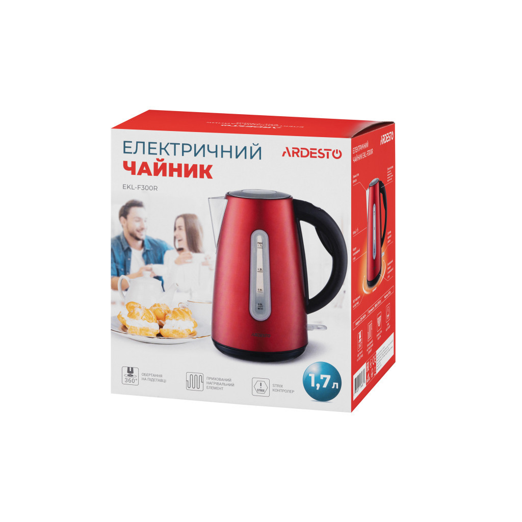 Електрочайник Ardesto EKL-F300R - зображення 7