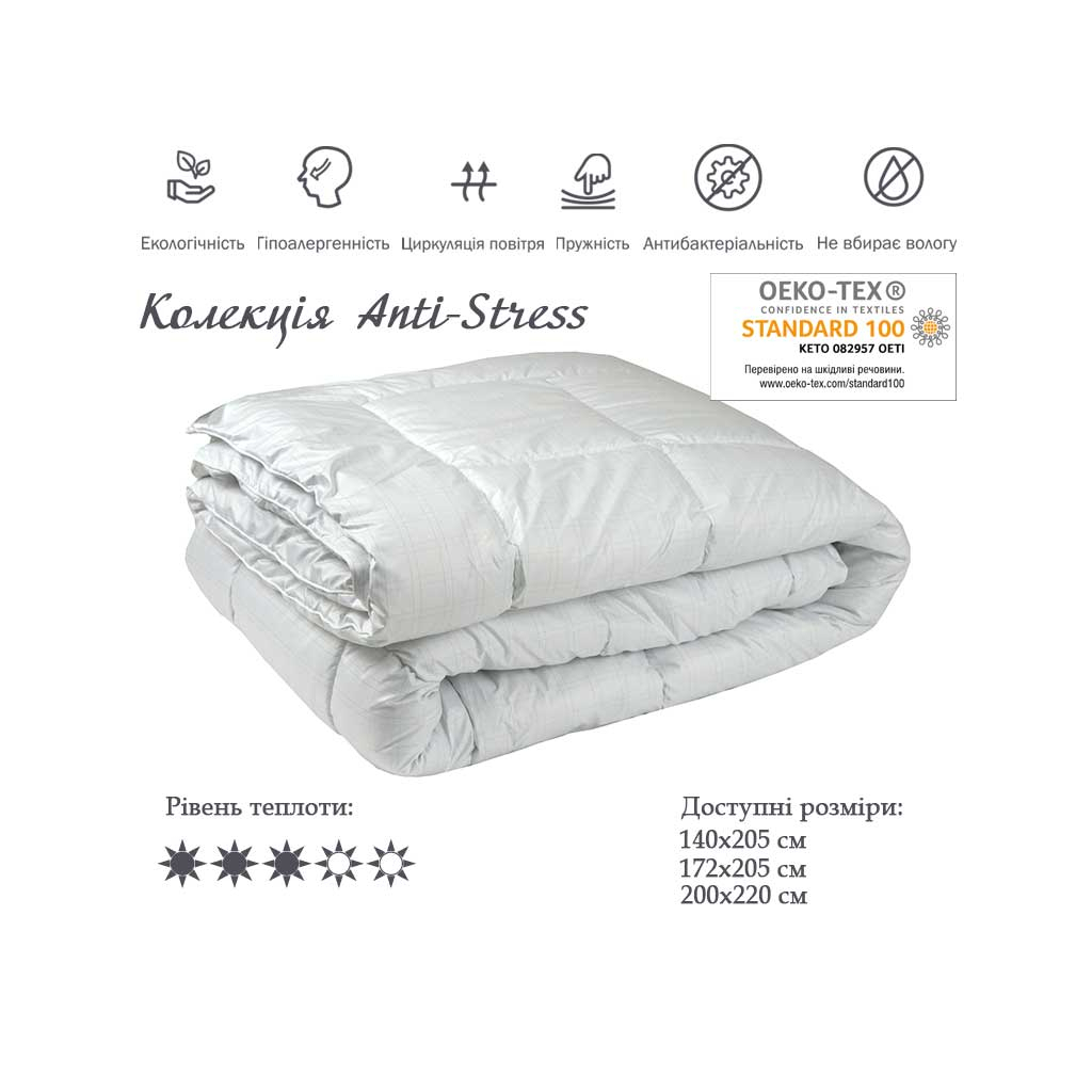 Ковдра Руно Силіконова Anti-Stress 140х205 см (321Anti-stress) - зображення 3