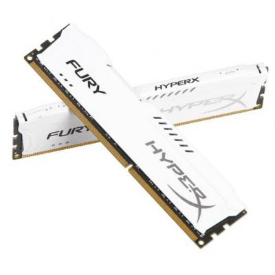 Модуль пам'яті для комп'ютера DDR4 16GB (2x8GB) 3466 MHz HyperX FURY White Kingston Fury (ex.HyperX) (HX434C19FW2K2/16) - зображення 3