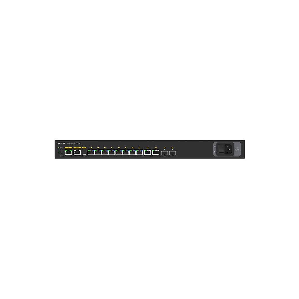 Комутатор мережевий Netgear Комутатор M4250-10G2F-POE+ (GSM4212P) 8x1GE PoE+(125W), 2x1G (GSM4212P-100EUS) - зображення 1