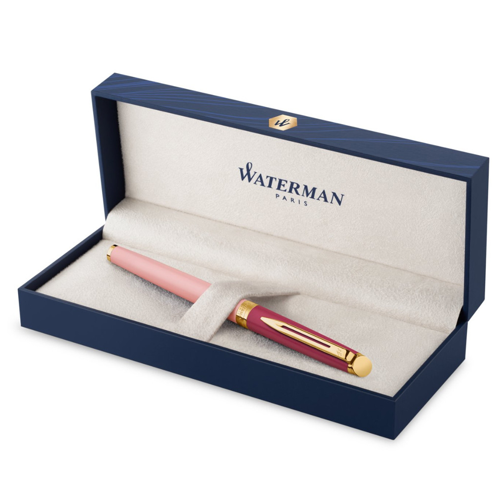 Ручка пір'яна Waterman HEMISPHERE Colour Blocking Pink GT  FP F (12 581) - изображение 5