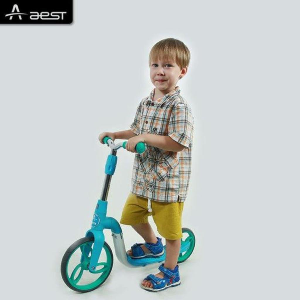 Самокат AEST Біговел Sport B02 Blue 2 in 1 (B02-Blue) - зображення 7