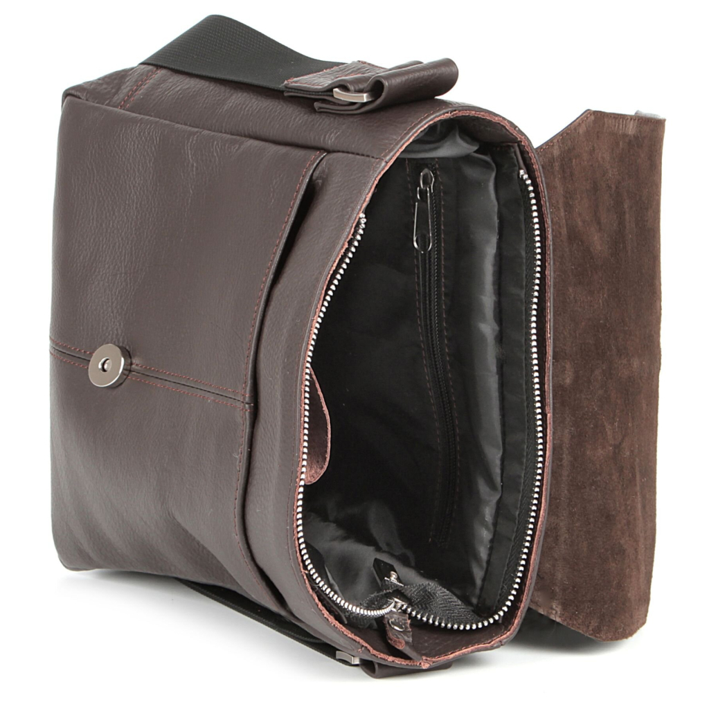 Сумка Shvigel Шкіряна Коричнева (00852) - зображення 9