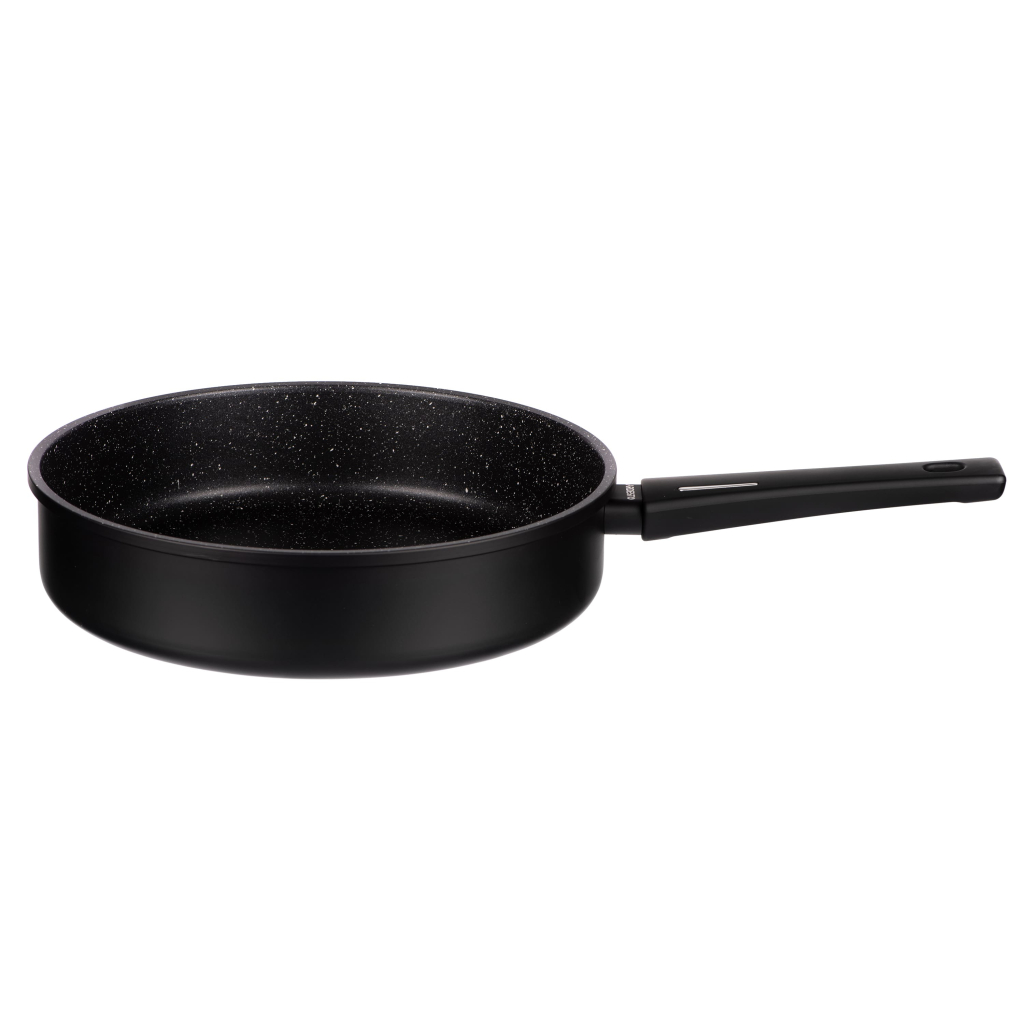 Сковорода Ardesto Gemini Gourmet Andria, 28см, алюміній, чорний (AR1928GMG) - зображення 3