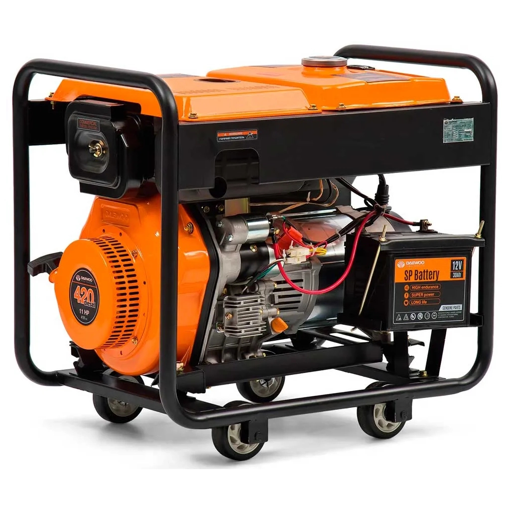 Генератор Daewoo DDAE 6000XE 5,5kW - зображення 2