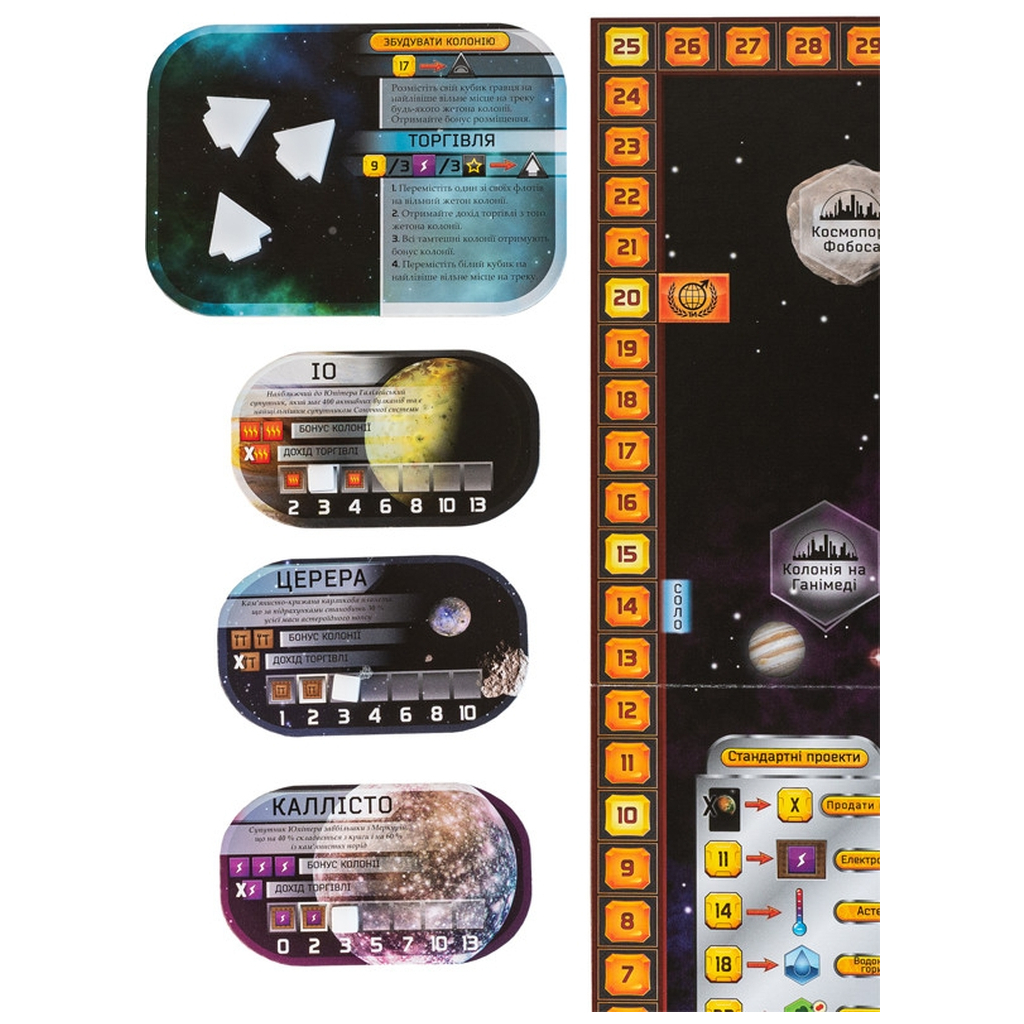 Настільна гра Kilogames Тераформування Марса: Колонії (Terraforming Mars: Colonies) (укр.) (11980) - зображення 10