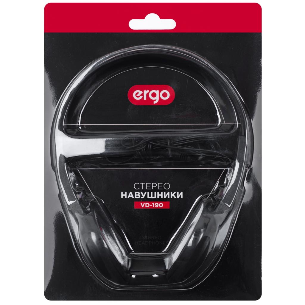 Навушники Ergo VD-190 Black - зображення 6