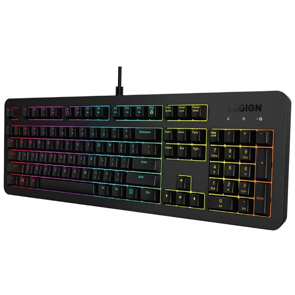 Клавіатура Lenovo Legion K300 RGB USB UA Black (GY41L16651) - зображення 2