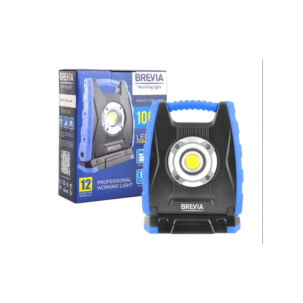 Ліхтар Brevia LED 10W COB, 1000lm, 4400mAh, Power Bank, type-C (11410) - зображення 3