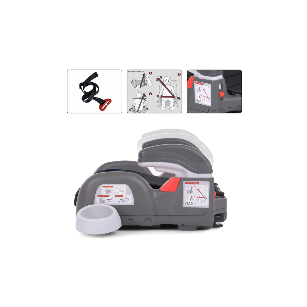 Автокрісло El Camino ME 1144 Roro Isofix (ME 1144 RORO ISO r.black) - зображення 4