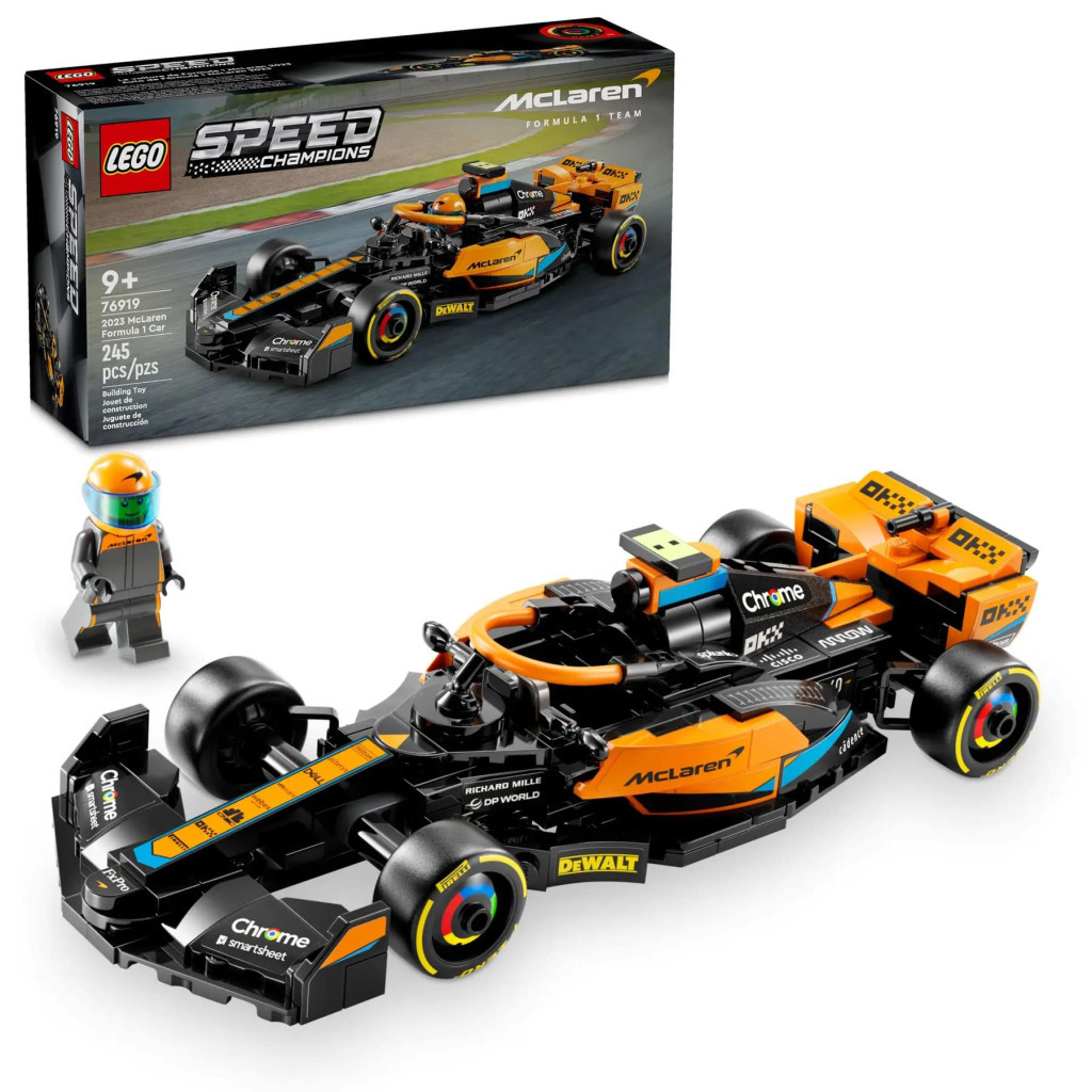 Конструктор LEGO Speed Champions Автомобіль для перегонів 2023 McLaren Formula 1, 245 деталей (76919) - зображення 4