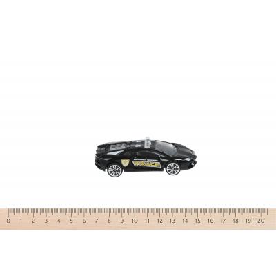 Спецтехніка Same Toy Model Car Полиция чёрная (SQ80992-But-3) - зображення 2