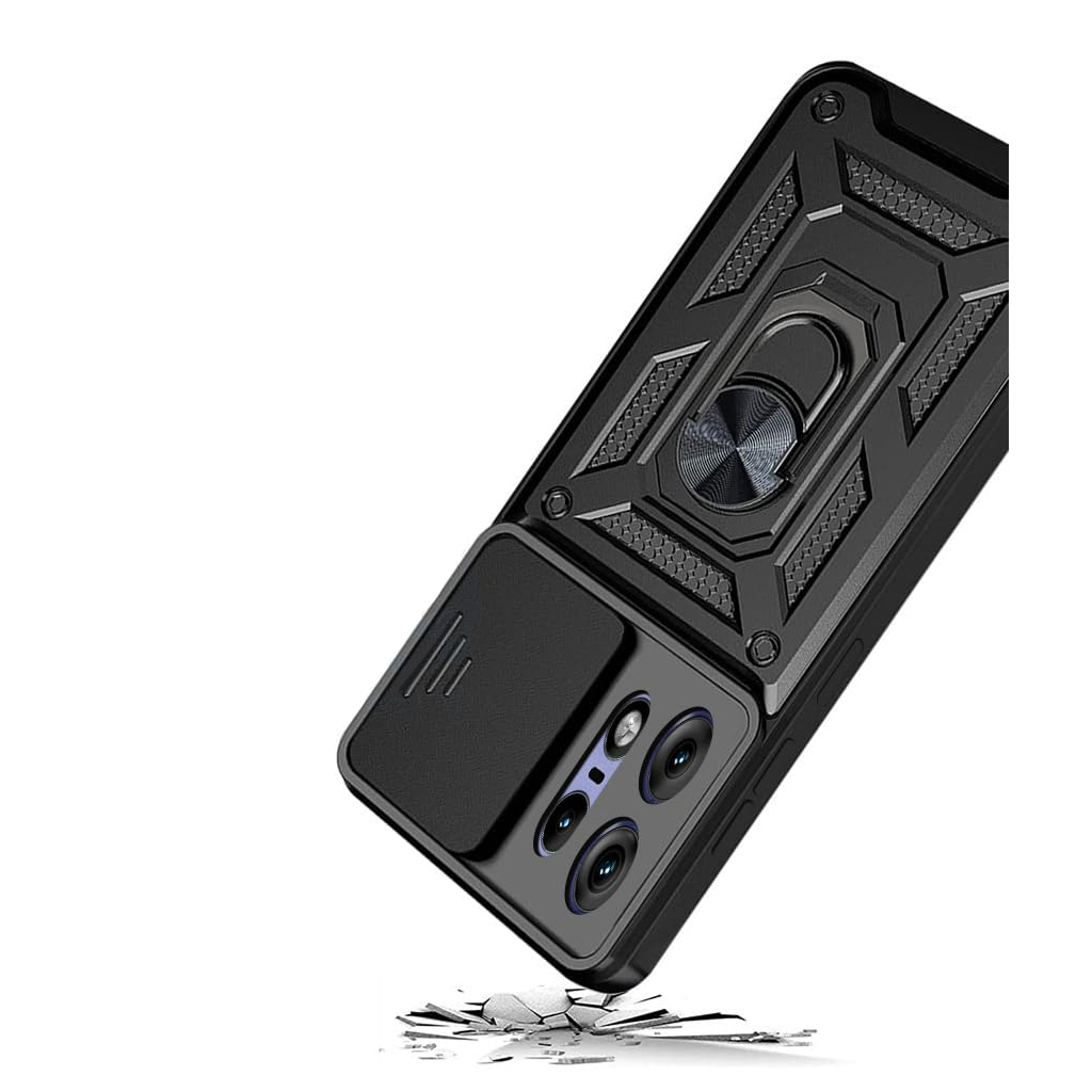 Чохол до мобільного телефона BeCover Military Motorola Edge 50 Pro Black (712161) - зображення 4