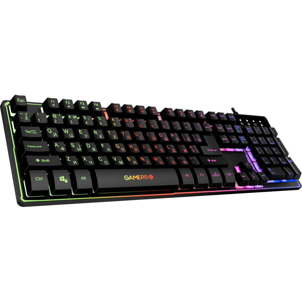 Клавіатура GamePro GK576 Nitro+ USB Black - зображення 2