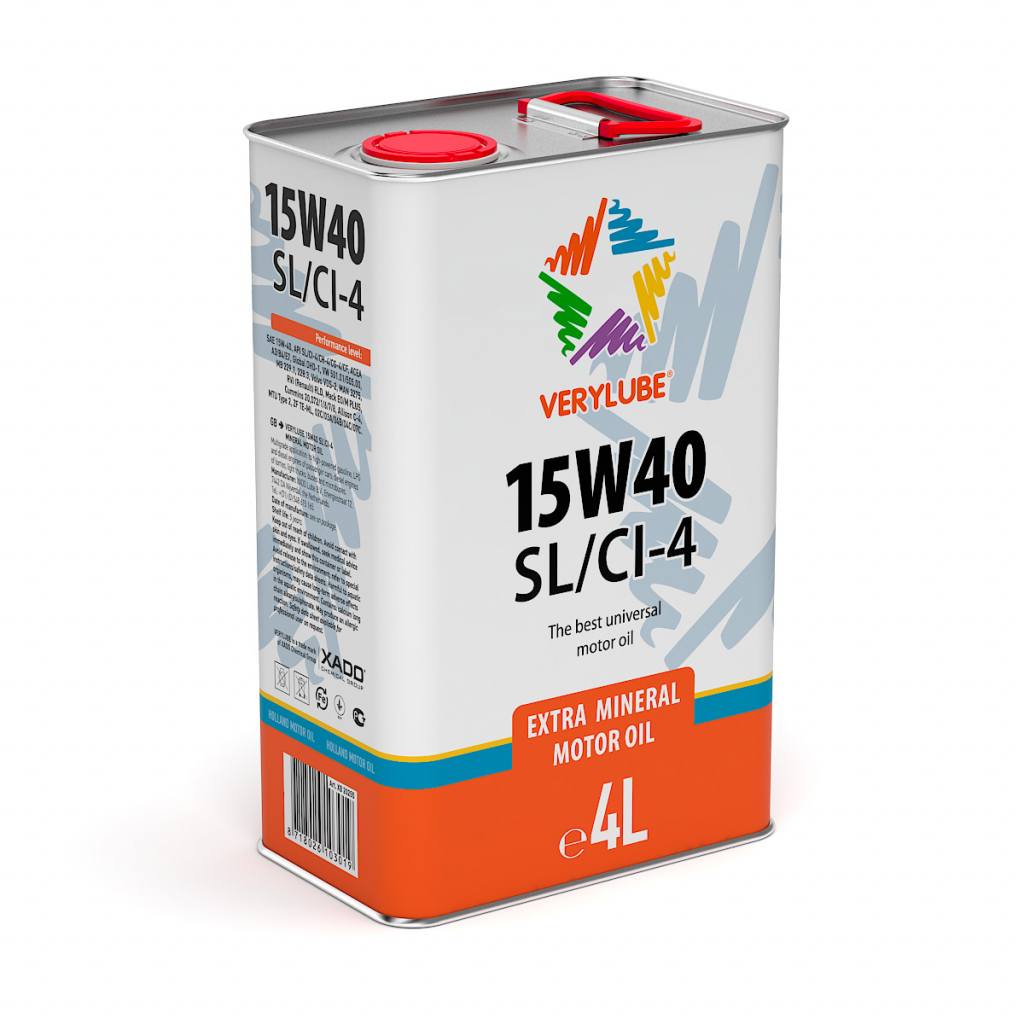 Моторна олива Xado 15W-40 SL/CI-4, Verylube 4л (ХВ 20255_1) - зображення 1