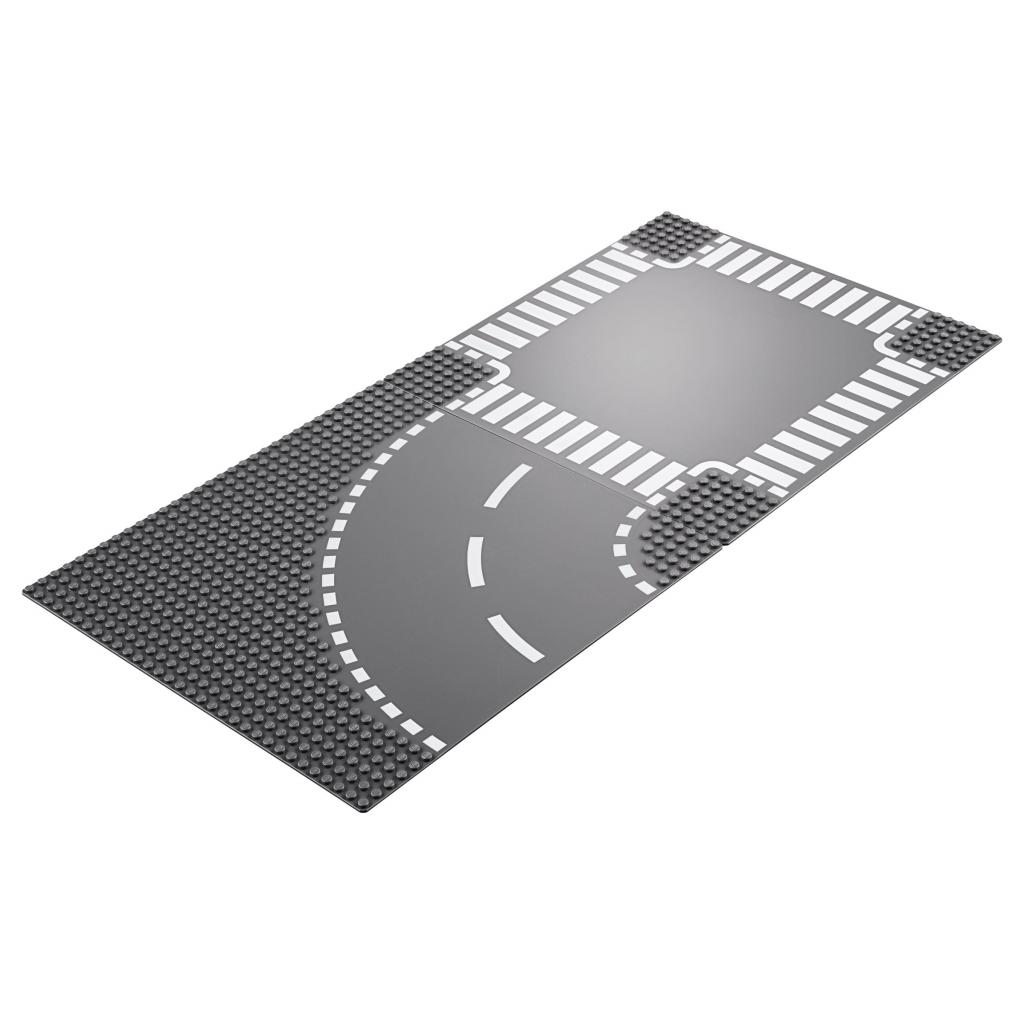 Конструктор LEGO City Поворот і перехрестя 2 деталі (60237) - зображення 2