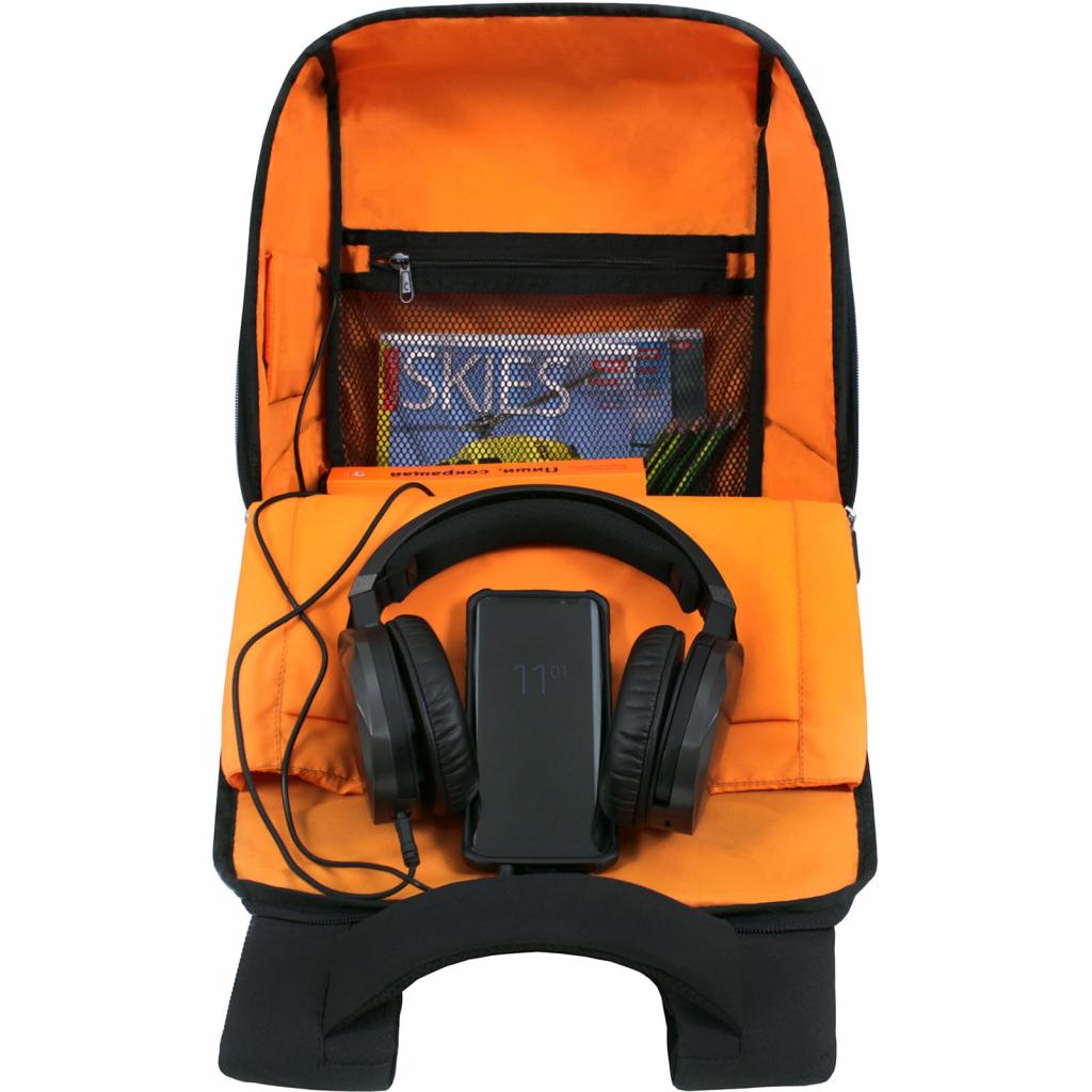 Рюкзак для ноутбука AirOn 16" Bagland Brooklyn 18л, 19466 Black (4821784622198) - зображення 5