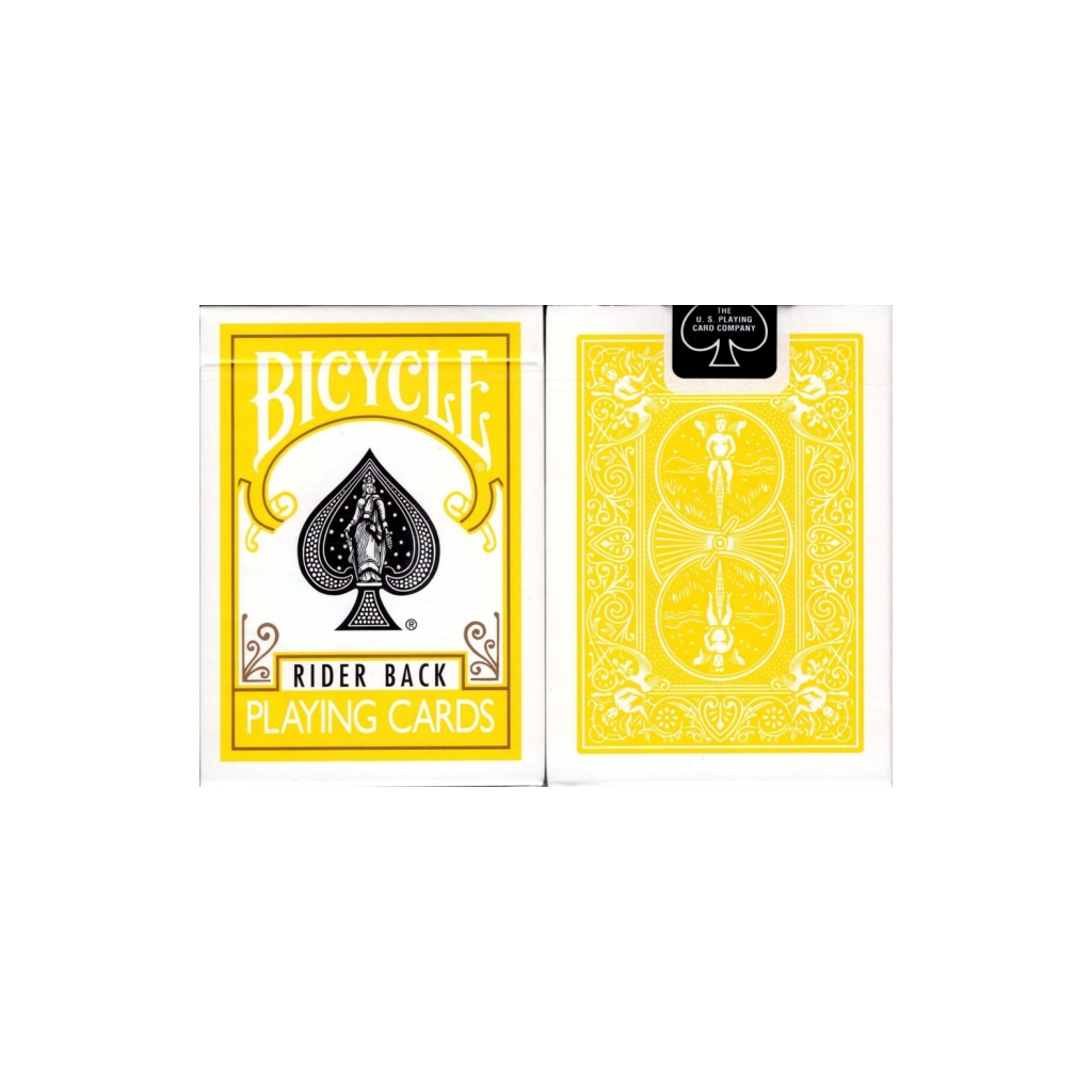 Гральні карти Bicycle Rider Back Yellow deck (09421) - зображення 3