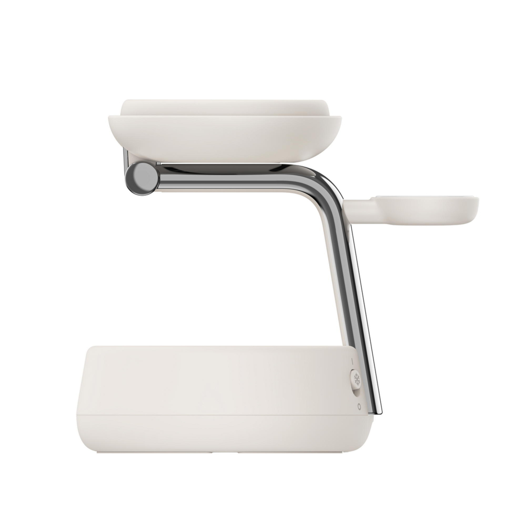 Зарядний пристрій Belkin UltraCharge Pro Wireless 3-in-1 25W sand (WIZ040KQSD) - зображення 3