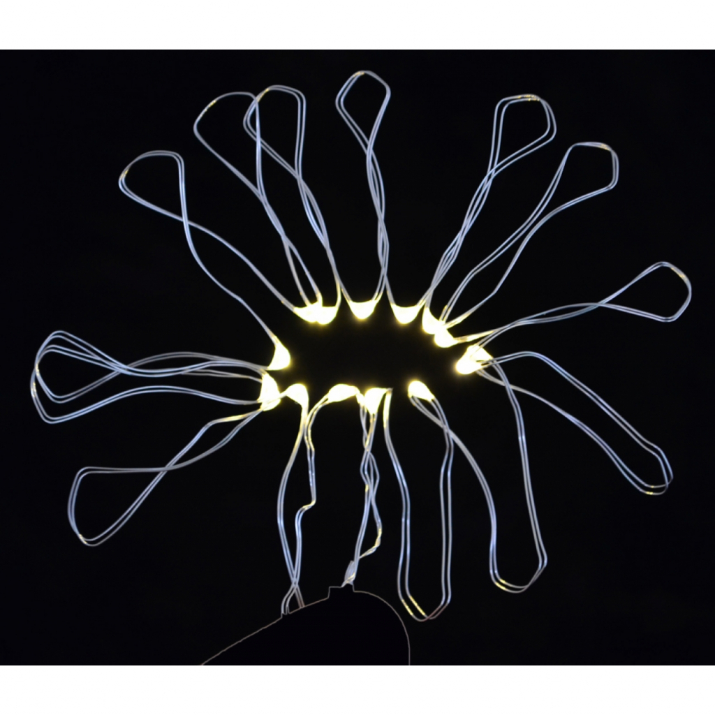 Гірлянда YES! Fun LED 15 ламп молочно-біла 1,6 м (801114) - зображення 1