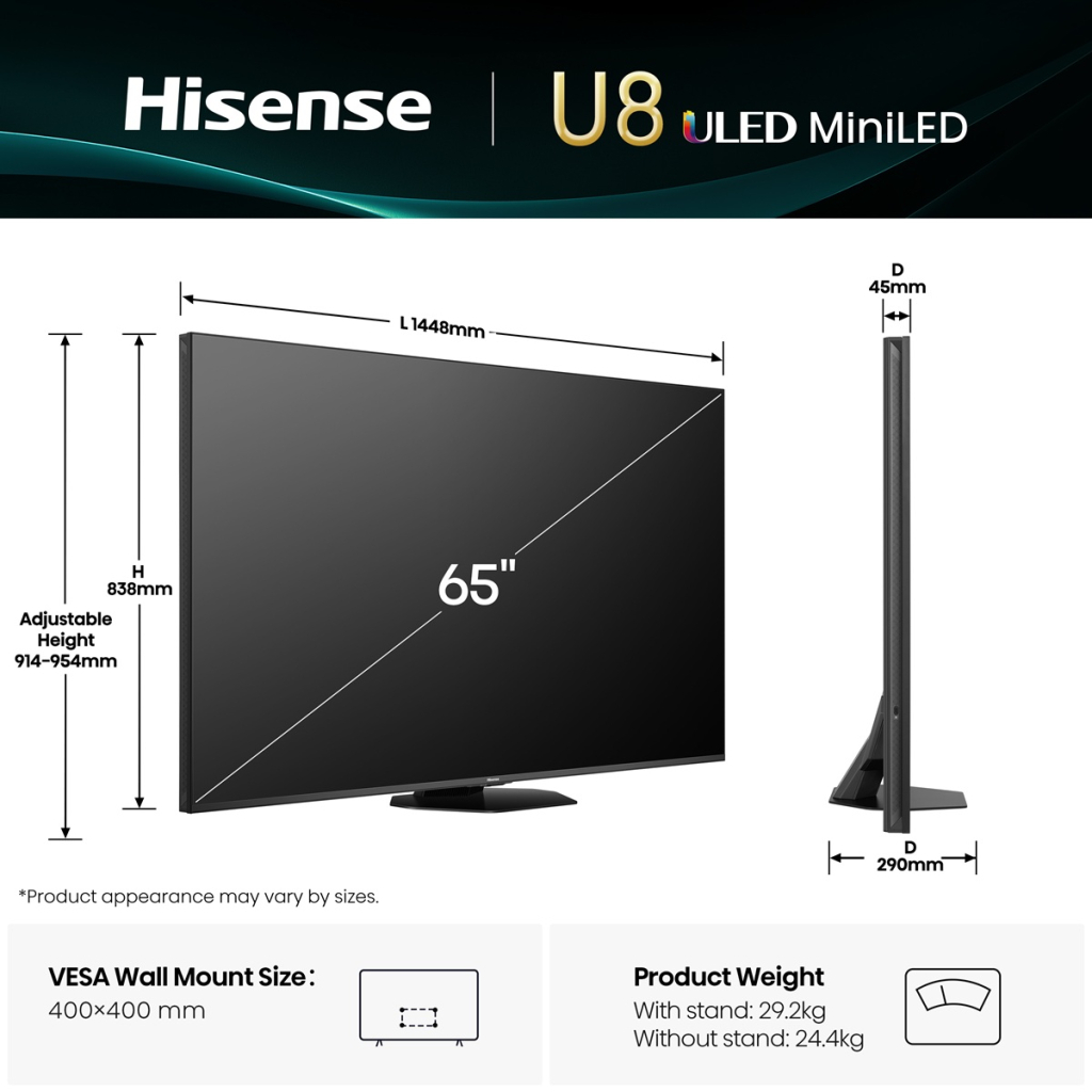 Телевізор Hisense 65U8Q - зображення 5