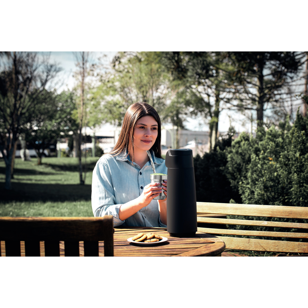 Термос Tramontina Exata 1,8 л з сифоном Чорний (61639/583) - зображення 4