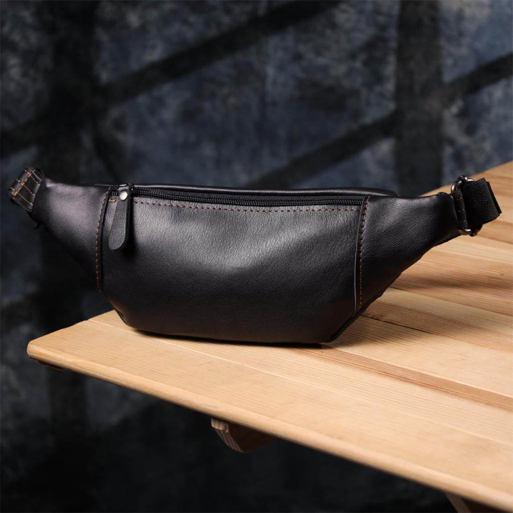 Сумка Shvigel З натуральної шкіри Чорна (23125) - зображення 9