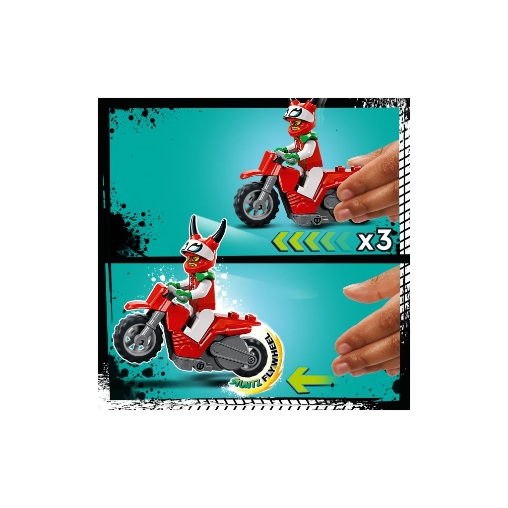 Конструктор LEGO City Stuntz Каскадерський мотоцикл Авантюрного скорпіона 15 деталей (60332) - зображення 6