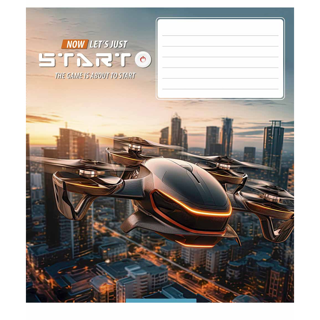 Зошит Школярик Let's start 18 аркушів клітинка (018-3411K) - зображення 3