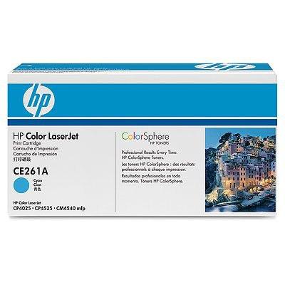 Картридж HP CLJ  648A CP4025/4525 cyan (CE261A) - изображение 1