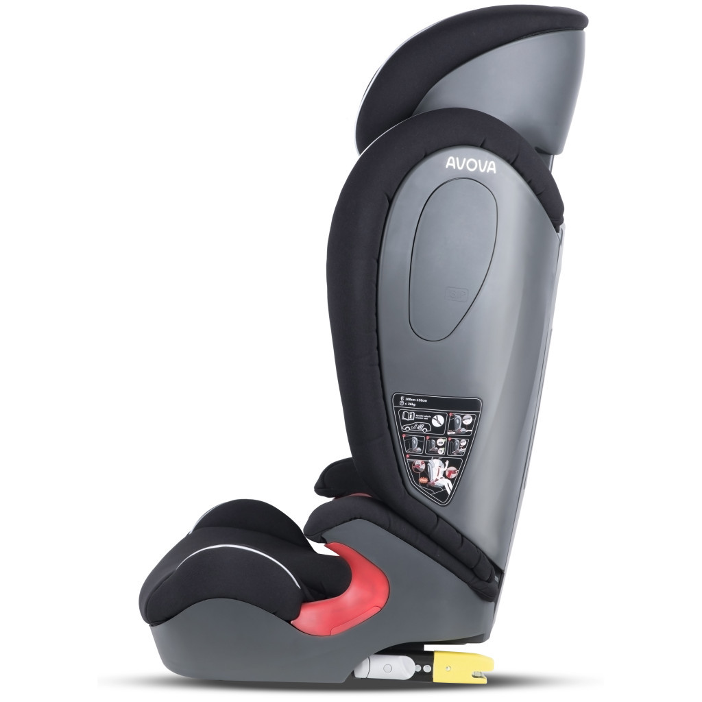 Автокрісло Avova Star Fix i-Size 15-36 кг Pearl Black (4260621461017) - зображення 5