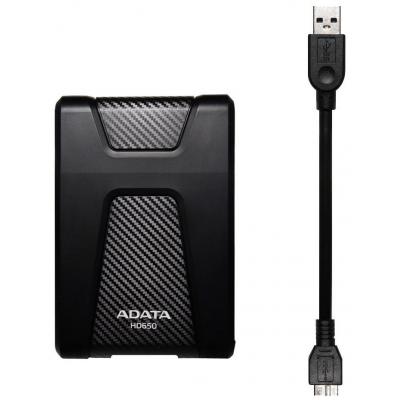 Зовнішній жорсткий диск 2.5" 4TB ADATA (AHD650-4TU31-CBK) - зображення 4