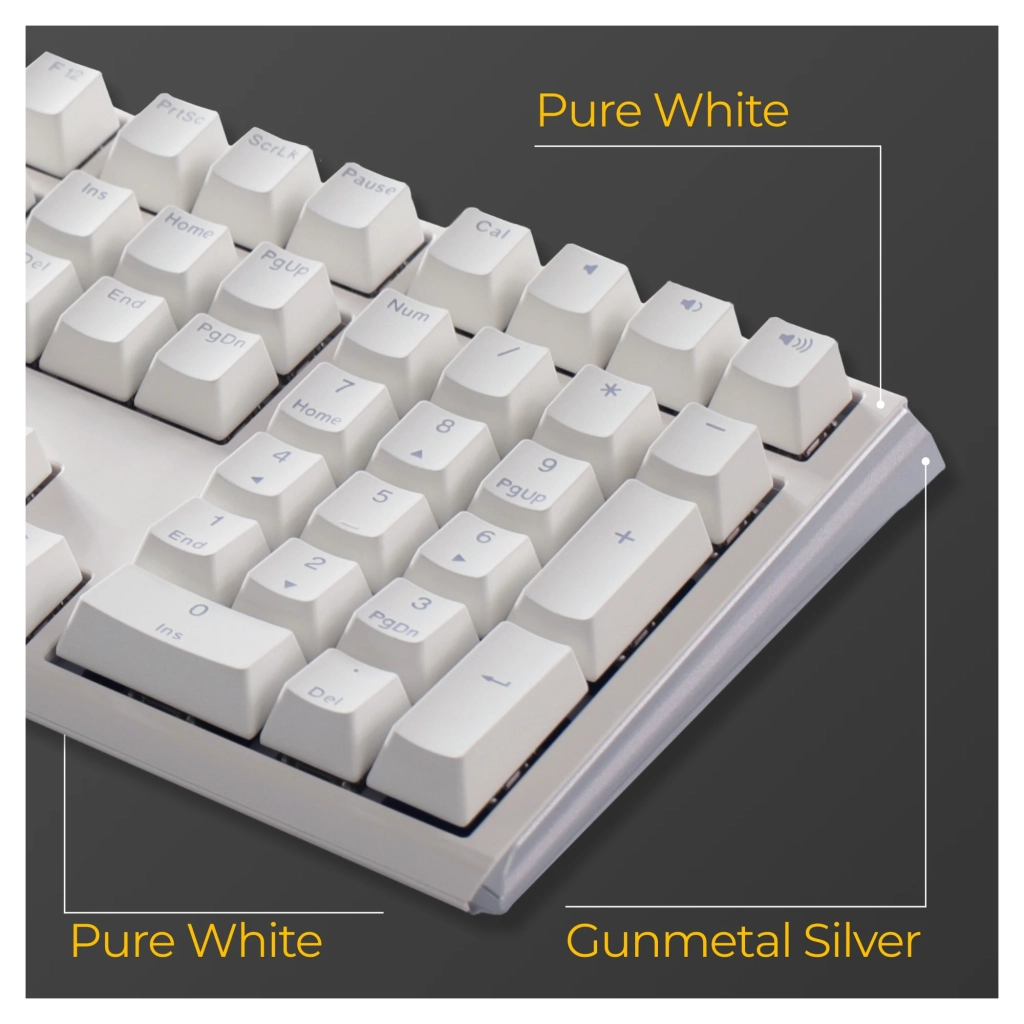 Клавіатура Ducky One 3 Cherry MX Speed Silver RGB UA USB White (DKON2108ST-PUAPXPWWWSC1) - зображення 10
