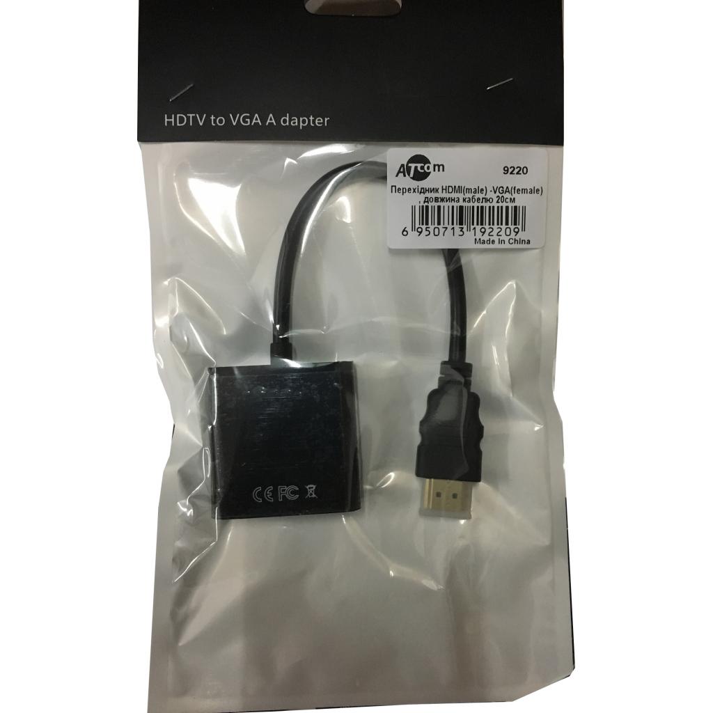 Перехідник HDMI to VGA 0.10m Atcom (9220) - зображення 2