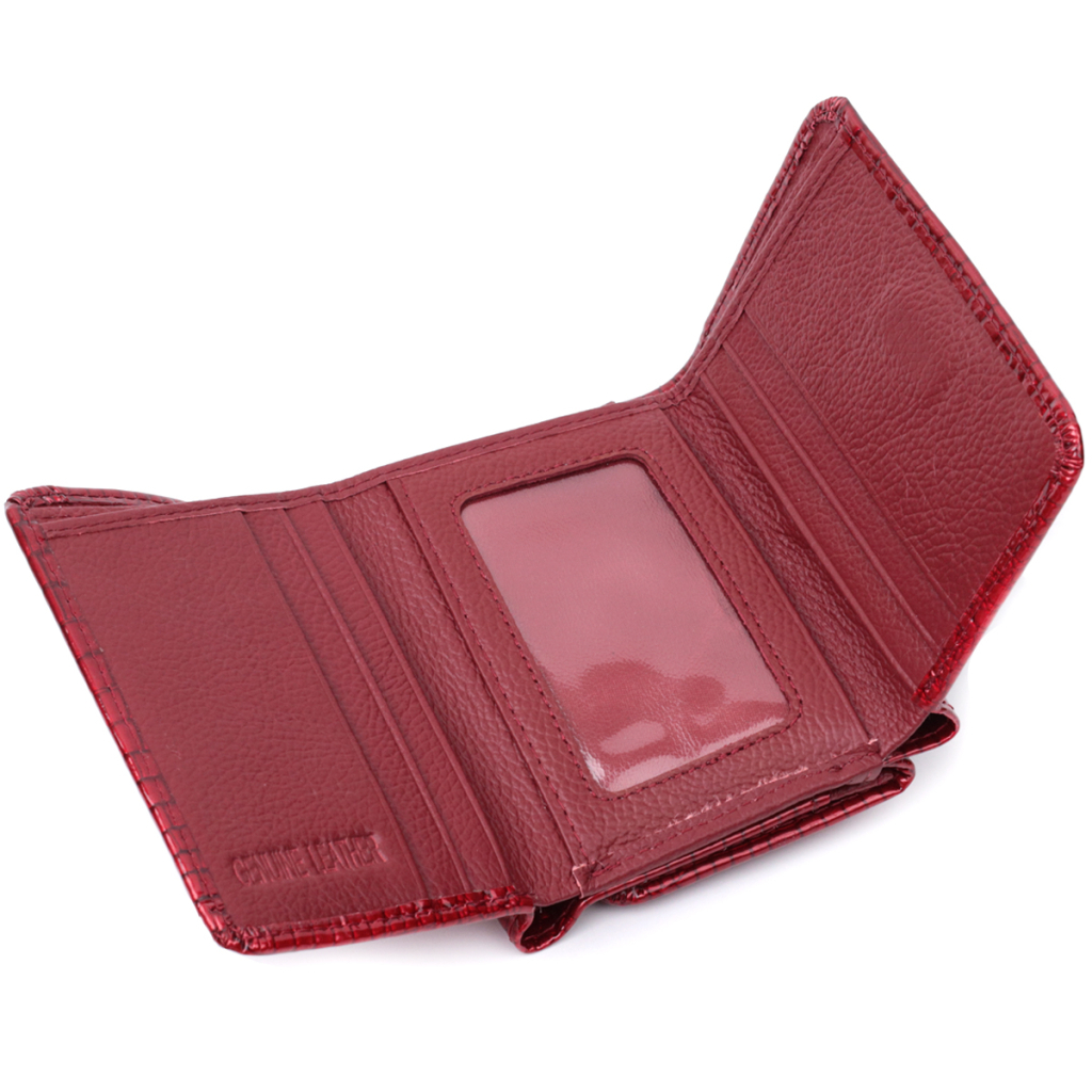 Гаманець ST Leather З натуральної шкіри Червоний (22731) - зображення 7