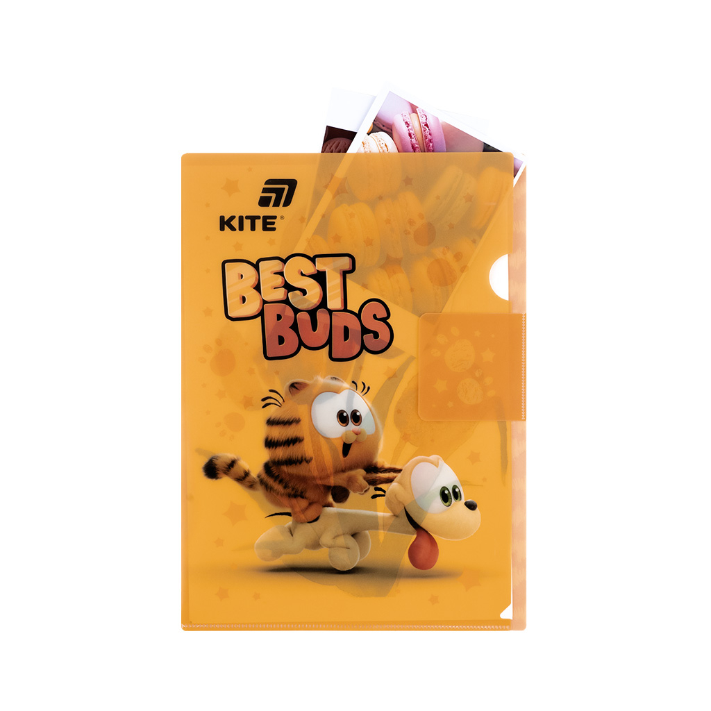 Папка - куточок Kite із клапаном A4 Garfield- 2 (GF25-248-2) - изображение 4