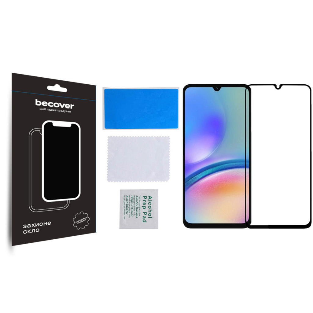 Скло захисне BeCover Samsung Galaxy A05 SM-A055/A05s SM-A057 Black (710157) - зображення 3