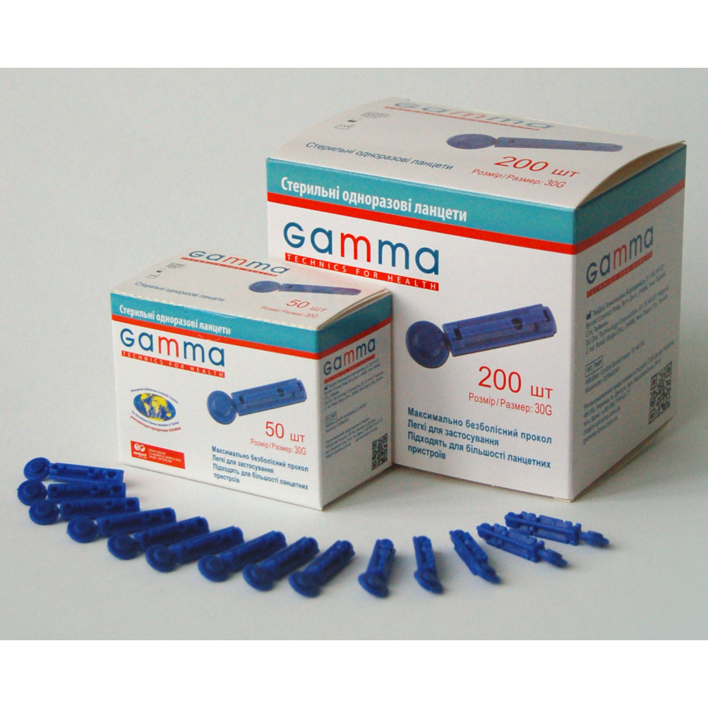 Ланцети Gamma 50 шт. (7640162324649) - изображение 3